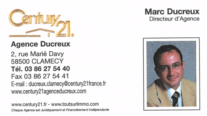 Partenaire GIMS : Century 21 Marc Ducreux